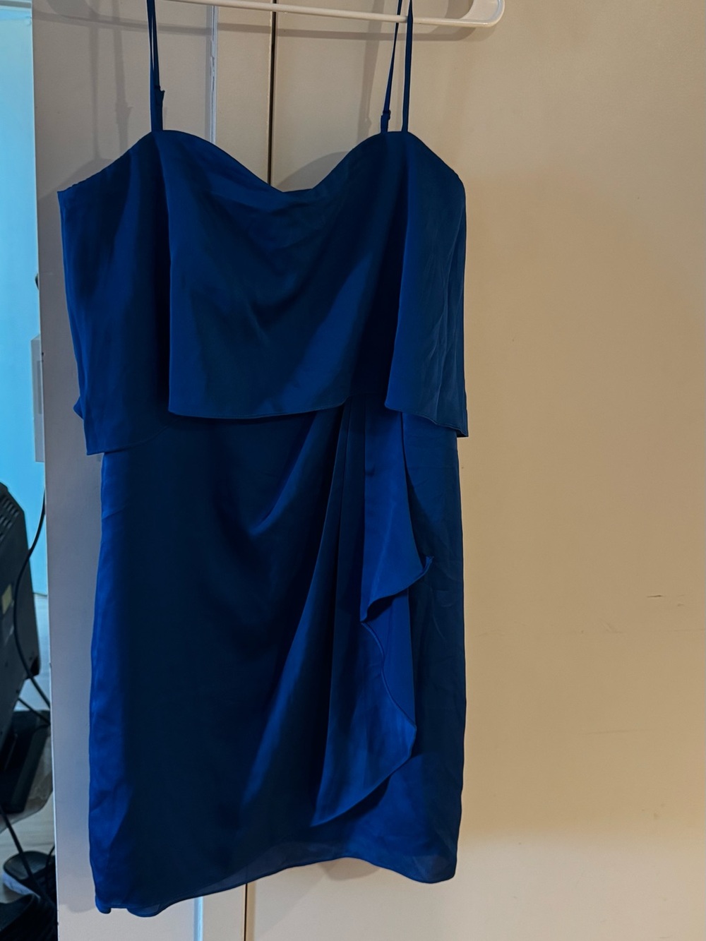 Max & Cleo Royal Blue Spaghetti-Strap Mini Dress